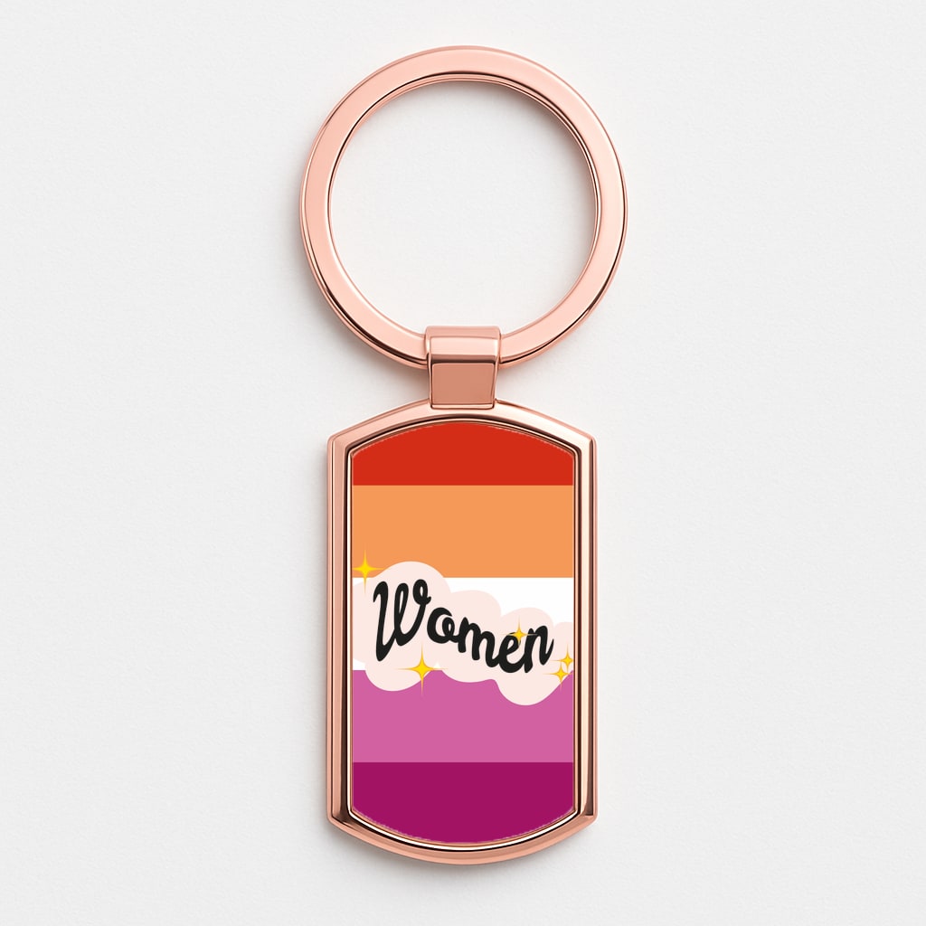 Women - Pride Rose Gold Keyring