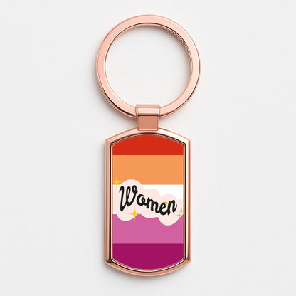 Women - Pride Rose Gold Keyring