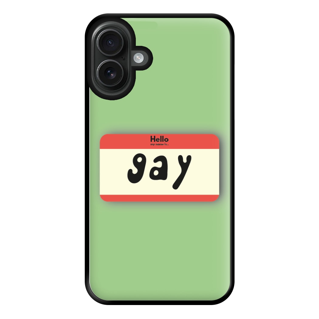 Gay - Pride Phone Case for iPhone 16 Plus