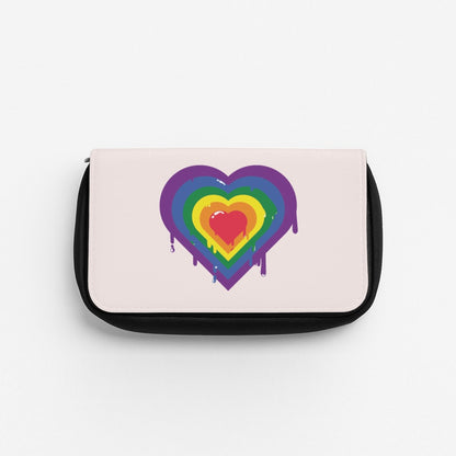 Dripped heart - Pride Pencil Case