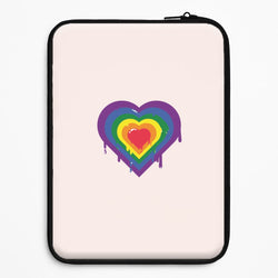 Dripped heart - Pride Universal Laptop Sleeve