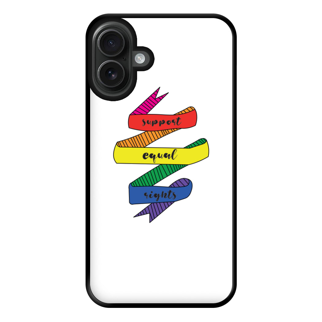 Support equal rights - Pride Phone Case for iPhone 16 Plus