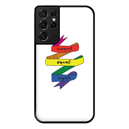 Support equal rights - Pride Phone Case for Galaxy S21 Ultra