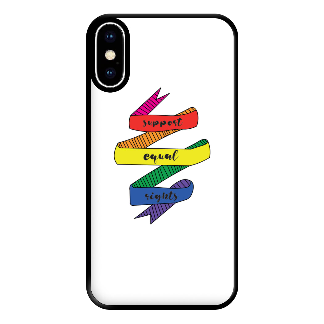 Support equal rights - Pride Phone Case for iPhone XS Max