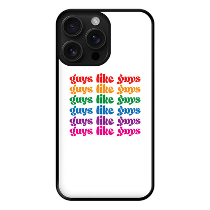 Guys like guys - Pride Phone Case for iPhone 16 Pro Max