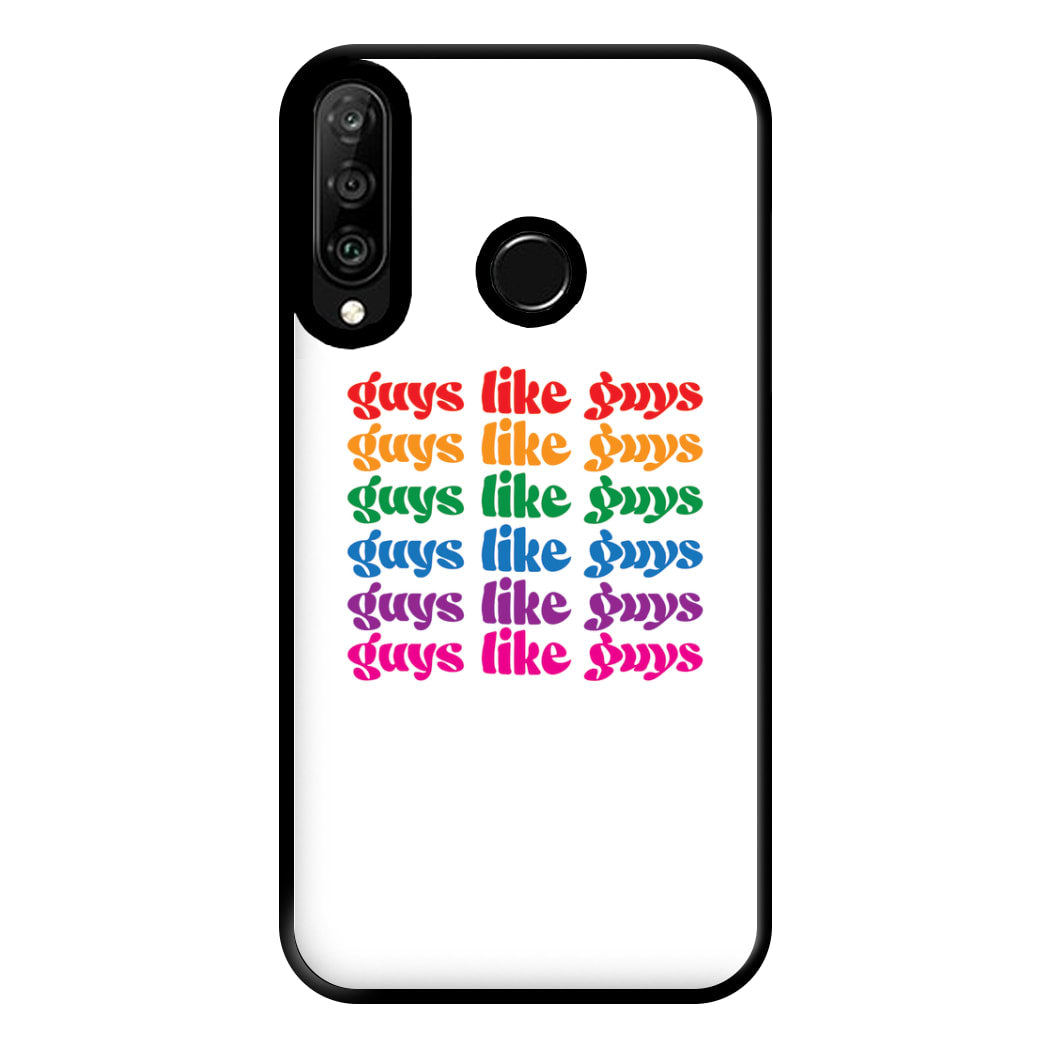 Guys like guys - Pride Phone Case for Huawei P30 Lite