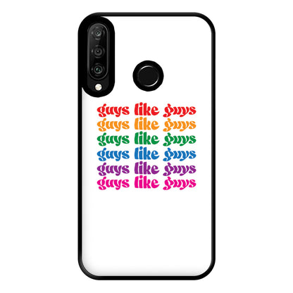 Guys like guys - Pride Phone Case for Huawei P30 Lite