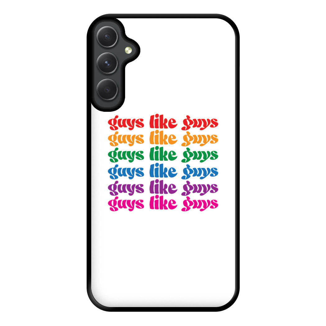 Guys like guys - Pride Phone Case for Galaxy A54