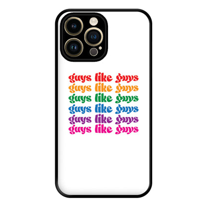 Guys like guys - Pride Phone Case for iPhone 14 Pro Max