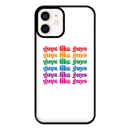 Guys like guys - Pride Phone Case for iPhone 12 Mini