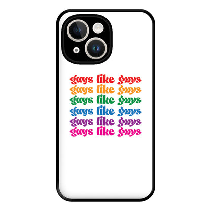 Guys like guys - Pride Phone Case for iPhone 14 Plus