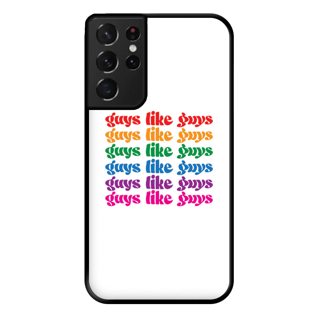 Guys like guys - Pride Phone Case for Galaxy S21 Ultra