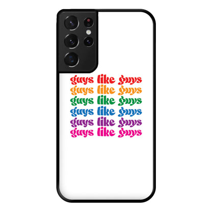 Guys like guys - Pride Phone Case for Galaxy S21 Ultra