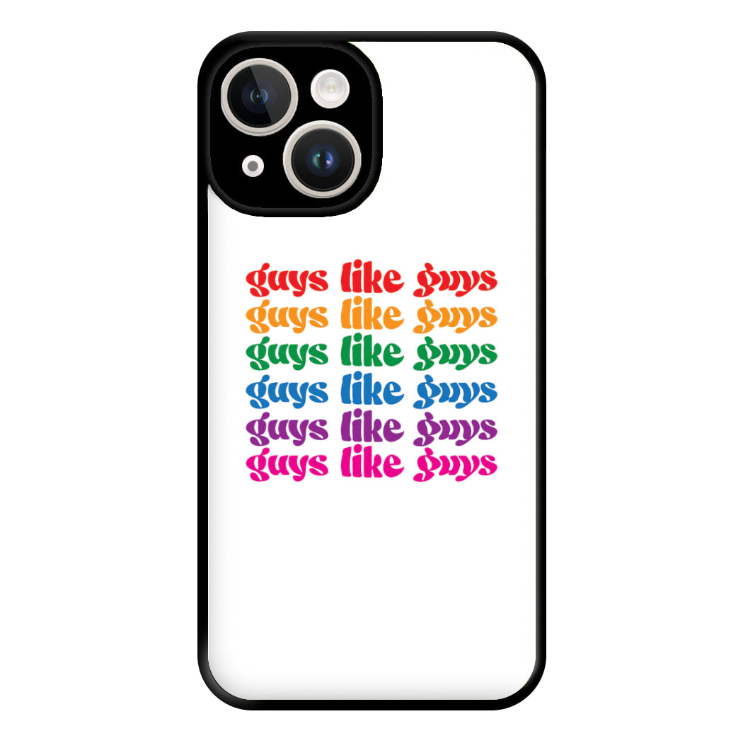 Guys like guys - Pride Phone Case for iPhone 14