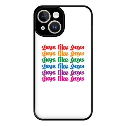 Guys like guys - Pride Phone Case for iPhone 14