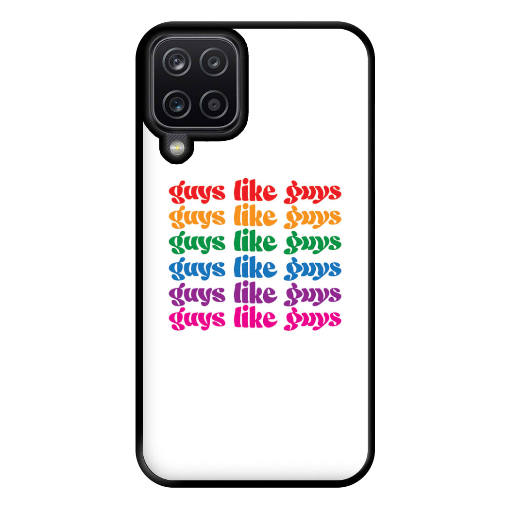 Guys like guys - Pride Phone Case for Galaxy A12