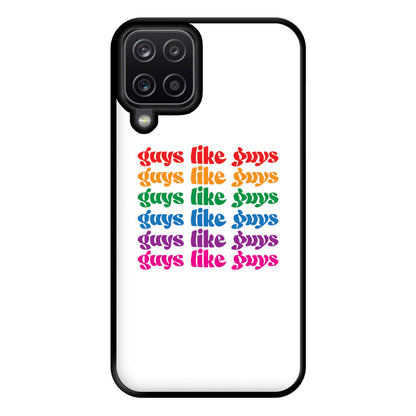 Guys like guys - Pride Phone Case for Galaxy A12