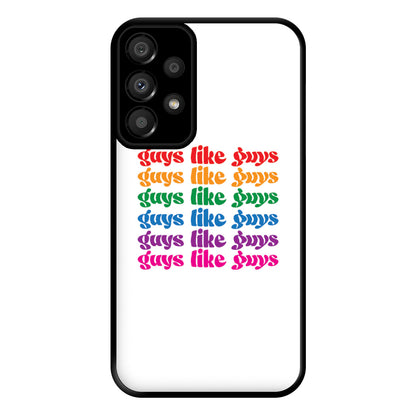 Guys like guys - Pride Phone Case for Galaxy A33