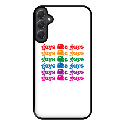 Guys like guys - Pride Phone Case for Galaxy A34