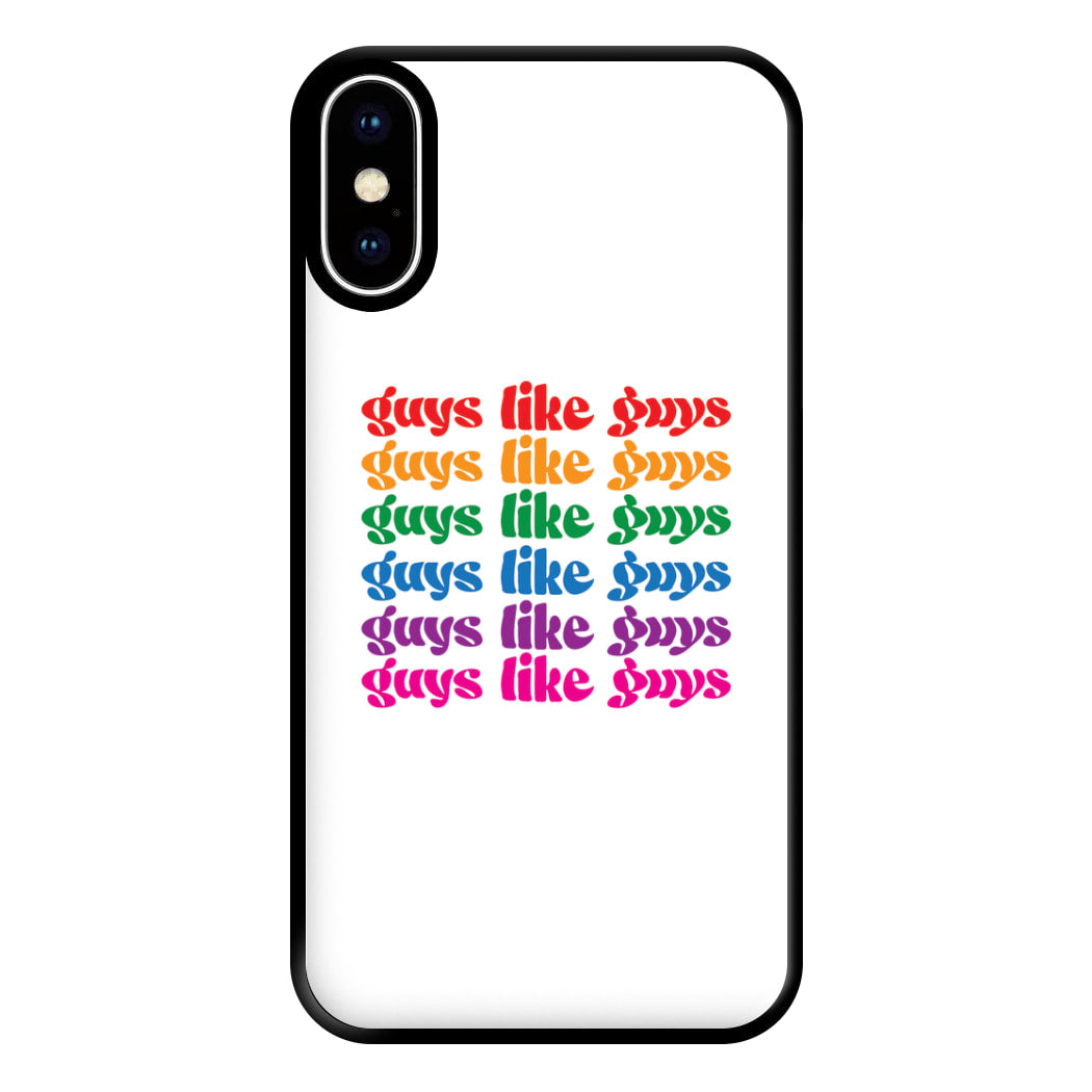 Guys like guys - Pride Phone Case for iPhone XS Max