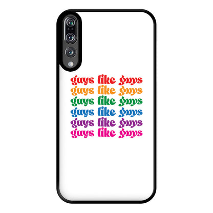 Guys like guys - Pride Phone Case for Huawei P20 Pro