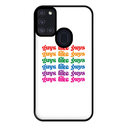 Guys like guys - Pride Phone Case for Galaxy A21s