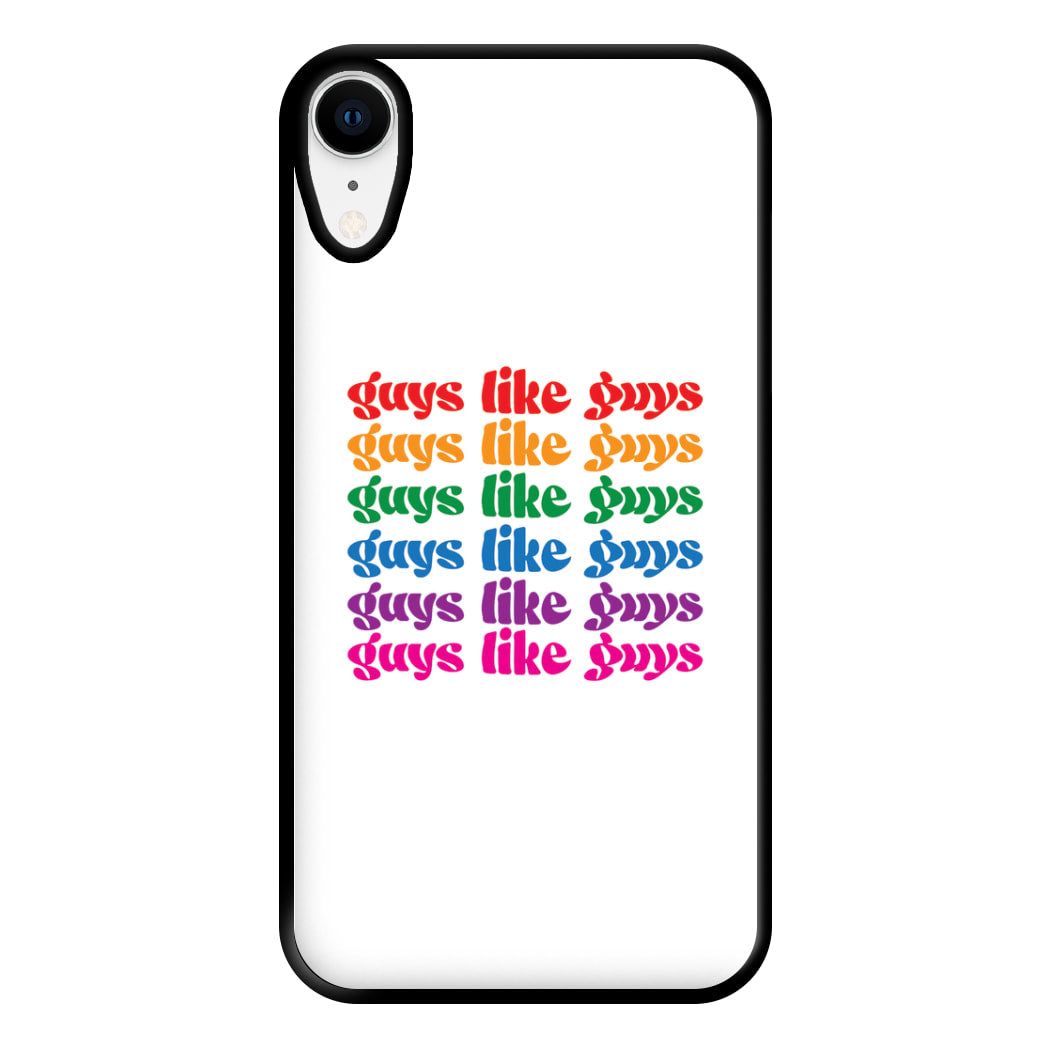 Guys like guys - Pride Phone Case for iPhone XR