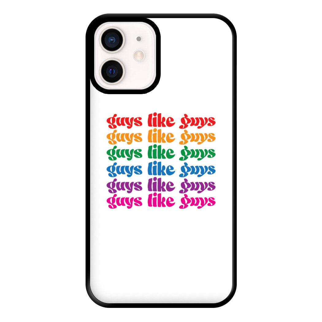 Guys like guys - Pride Phone Case for iPhone 13 Mini