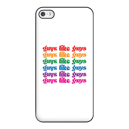 Guys like guys - Pride Phone Case for iPhone 5 / 5s / SE 2016