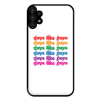 Guys like guys - Pride Phone Case for Galaxy A13