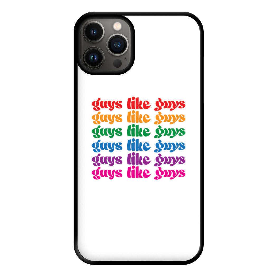 Guys like guys - Pride Phone Case for iPhone 13