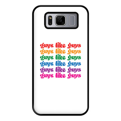 Guys like guys - Pride Phone Case for Galaxy S8 Plus