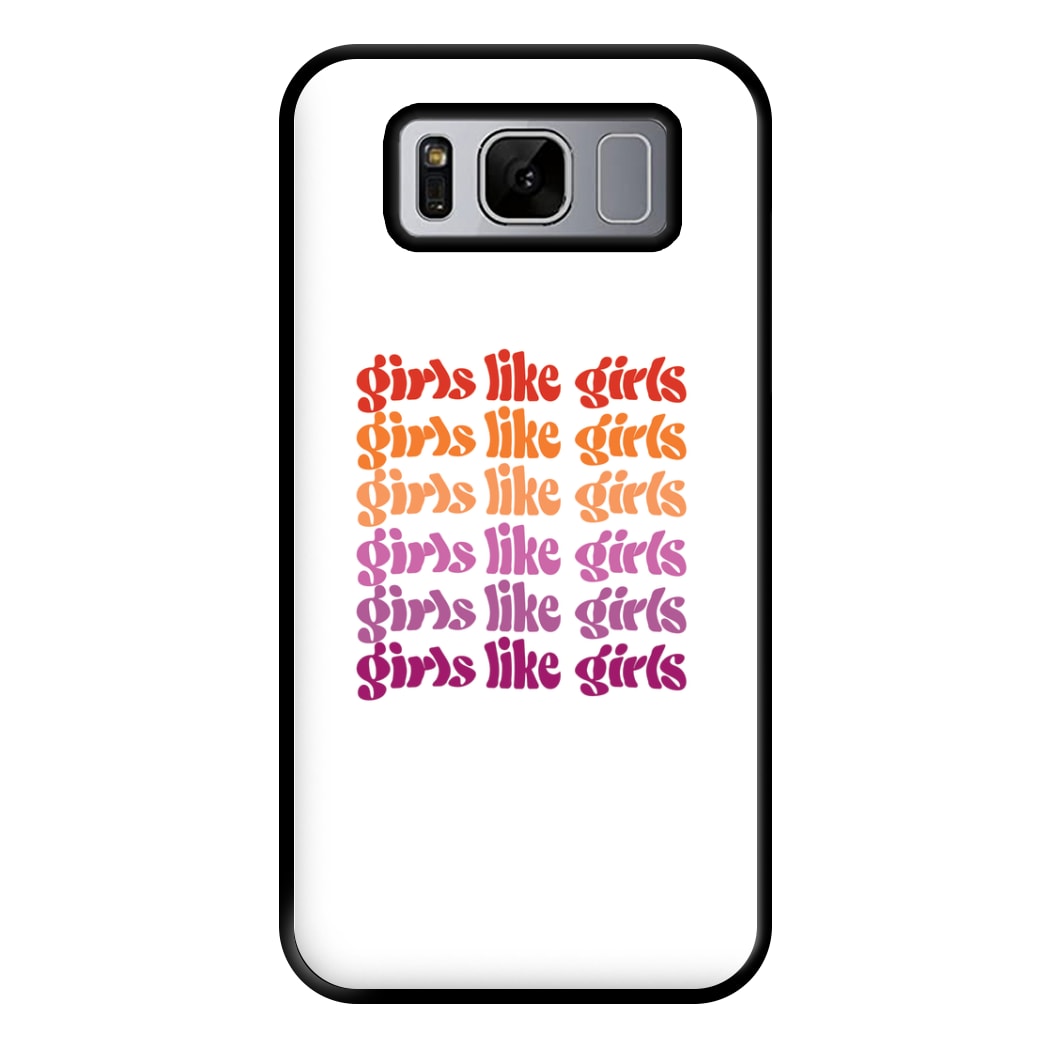 Girls like girls - Pride Phone Case for Galaxy S8 Plus