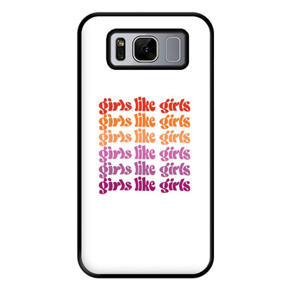 Girls like girls - Pride Phone Case for Galaxy S8 Plus