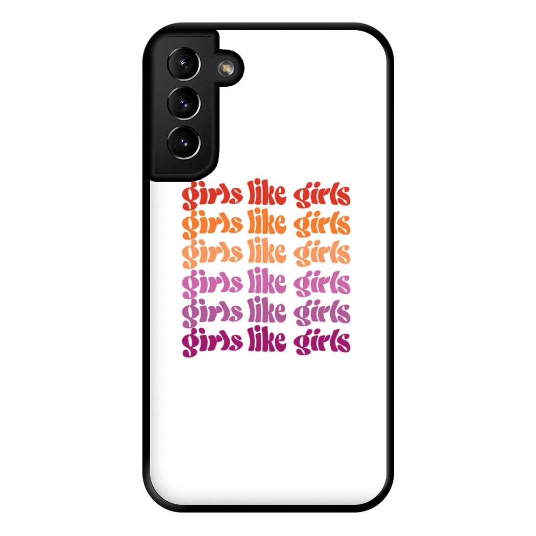 Girls like girls - Pride Phone Case for Galaxy S21 Plus