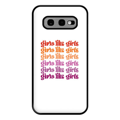 Girls like girls - Pride Phone Case for Galaxy S10e