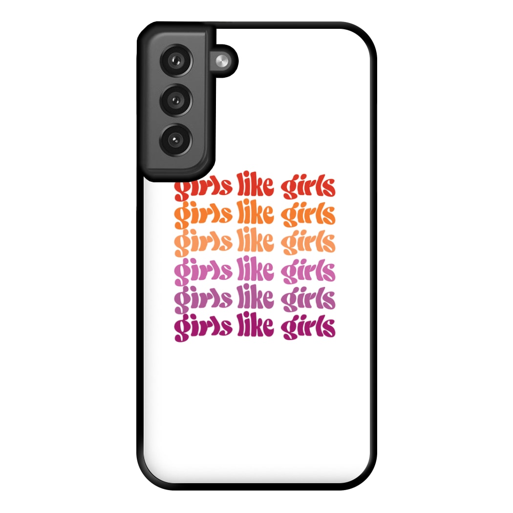 Girls like girls - Pride Phone Case for Galaxy S21FE