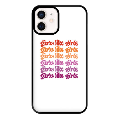 Girls like girls - Pride Phone Case for iPhone 13 Mini