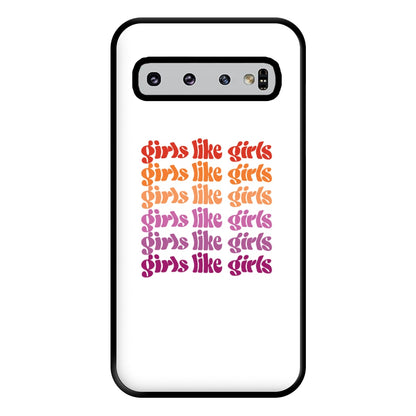 Girls like girls - Pride Phone Case for Galaxy S10 Plus