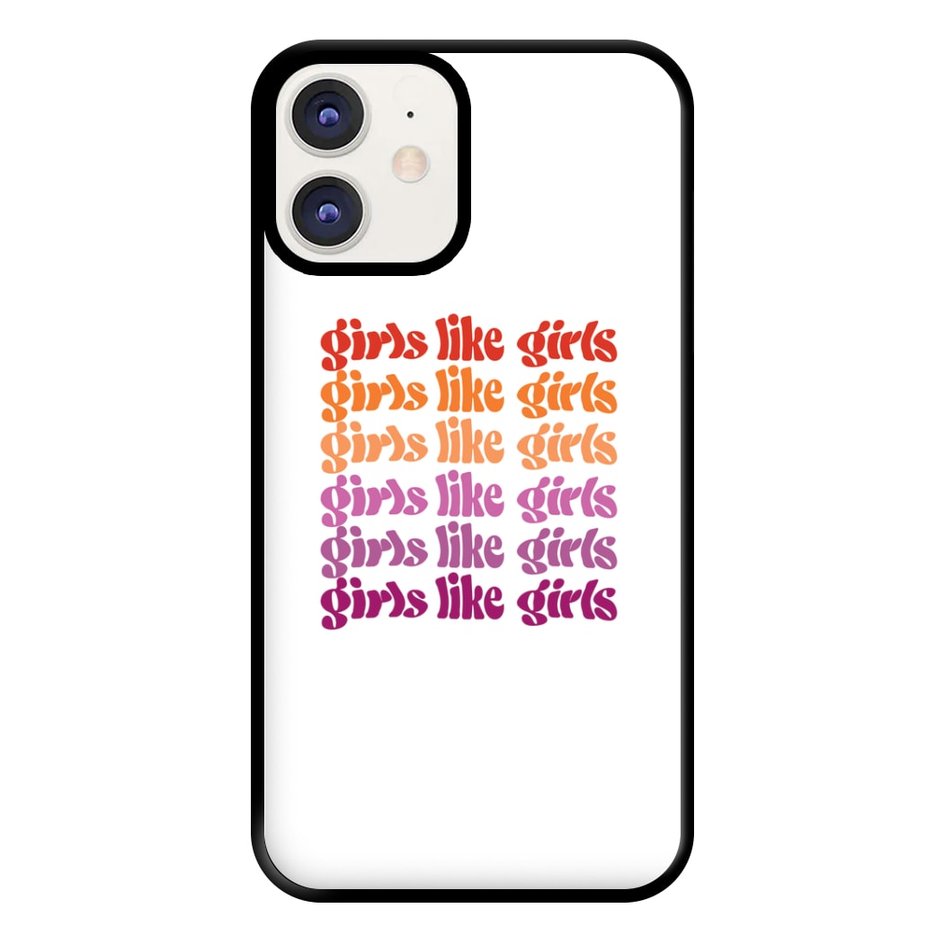 Girls like girls - Pride Phone Case for iPhone 12 / 12 Pro