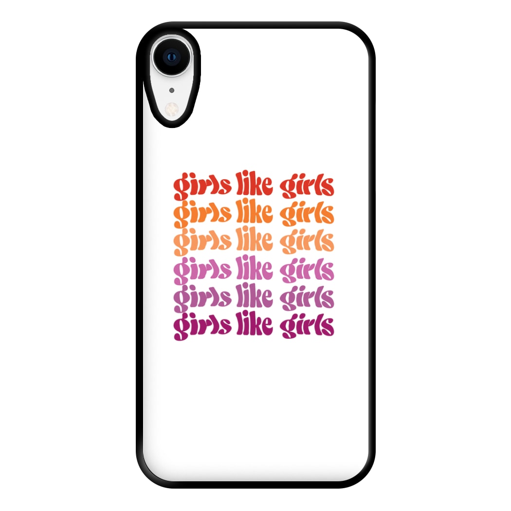 Girls like girls - Pride Phone Case for iPhone XR