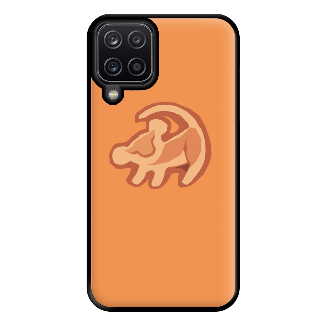 Baby Simba Icon Phone Case for Galaxy A12