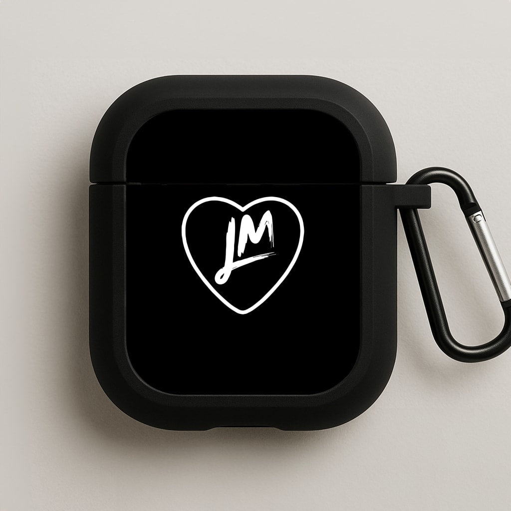 Little Mix Heart AirPods Case - Black