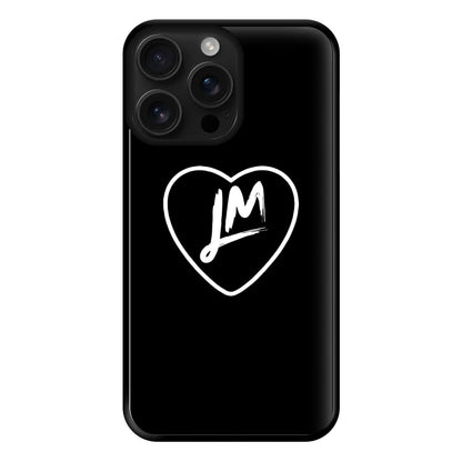 Little Mix Heart Phone Case - Black for iPhone 16 Pro Max