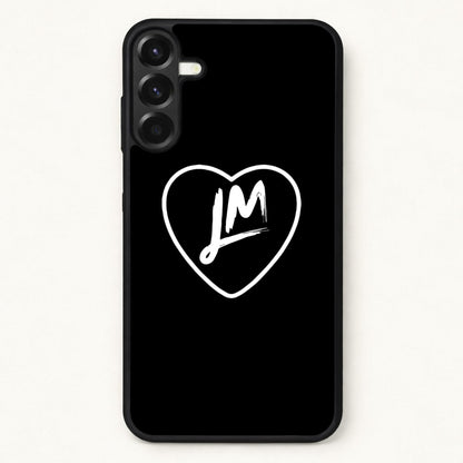 Little Mix Heart Phone Case - Black for Galaxy A57
