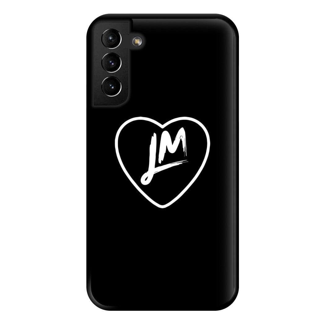 Little Mix Heart Phone Case - Black for Galaxy S21 Plus