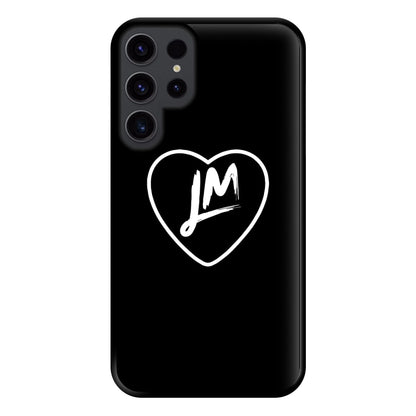 Little Mix Heart Phone Case - Black for Galaxy S23 Ultra