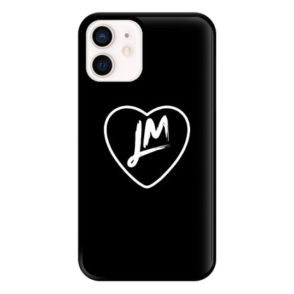 Little Mix Heart Phone Case - Black for iPhone 13 Mini