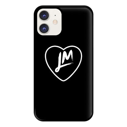 Little Mix Heart Phone Case - Black for iPhone 12 / 12 Pro