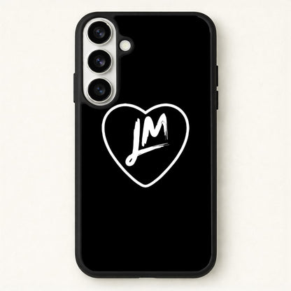 Little Mix Heart Phone Case - Black for Galaxy S26